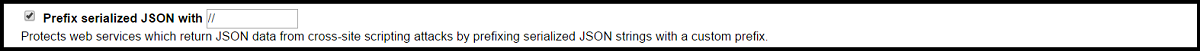  Prefix serialized JSON with