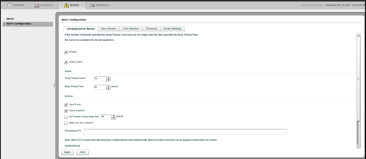 ColdFusion Server Monitor