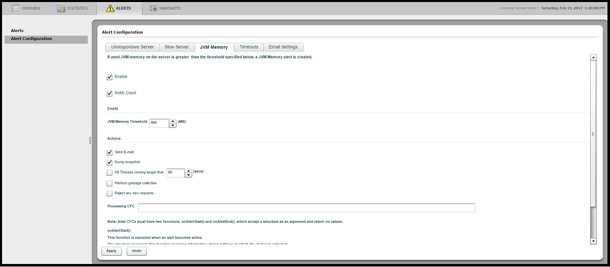 ColdFusion Server Monitor